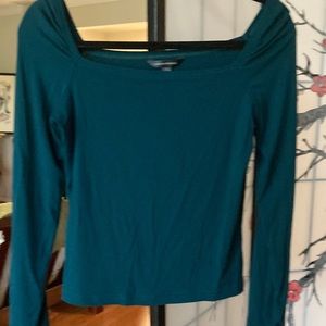 Banana republic top. Dark green. Medium size but fits me as a small person